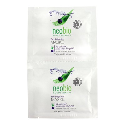 Маска увлажняющая для лица NeoBio 7.5мл, 2саше